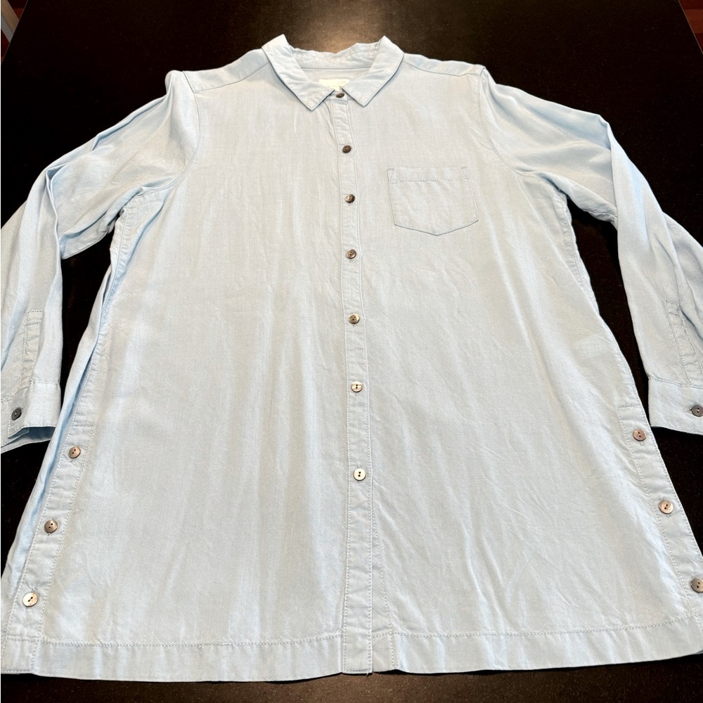 J.Jill light blue tunic, Large